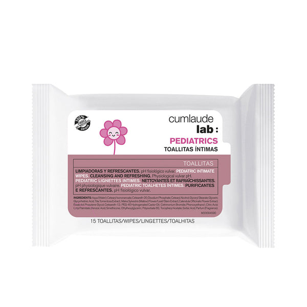 Cumlaude Lab Pediatric Intimate Wipes 15 Units | Vuodevaatteet.fi