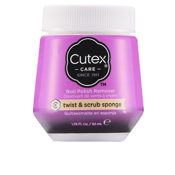 Cutex sponge polish remover twist & scrub 52 ml | Vuodevaatteet.fi
