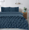 Blauw puuvilla pussilakanasetti Cyprus