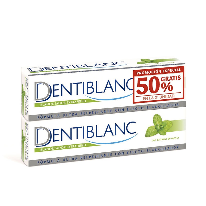 Dentiblanc Extrafresh Whitening With Mint Extract Pack 2 X 100 Ml | Vuodevaatteet.fi