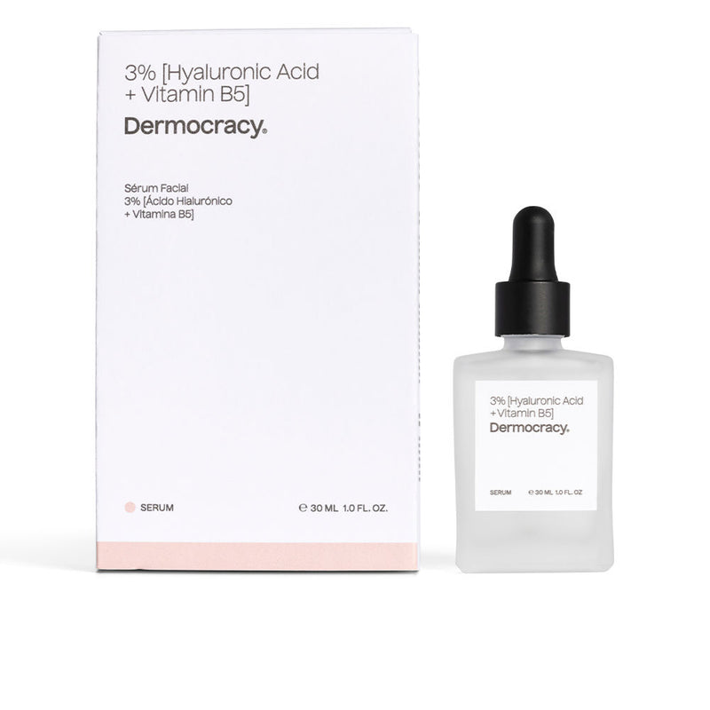 Dermocracy 3% [hyaluronic acid + vitamin b5] kasvoseerumi 30 ml | Vuodevaatteet.fi