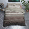 Taupe flanelli pussilakanasetti DH Flanel Marcus