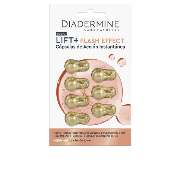Diadermine Lift + flash effect vitamin c + pro-colagen kapselit 7 kpl | Vuodevaatteet.fi