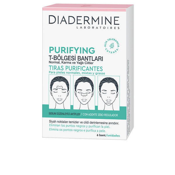 Diadermine Tiras purificantes normaali-sekaiholle 6 kpl | Vuodevaatteet.fi
