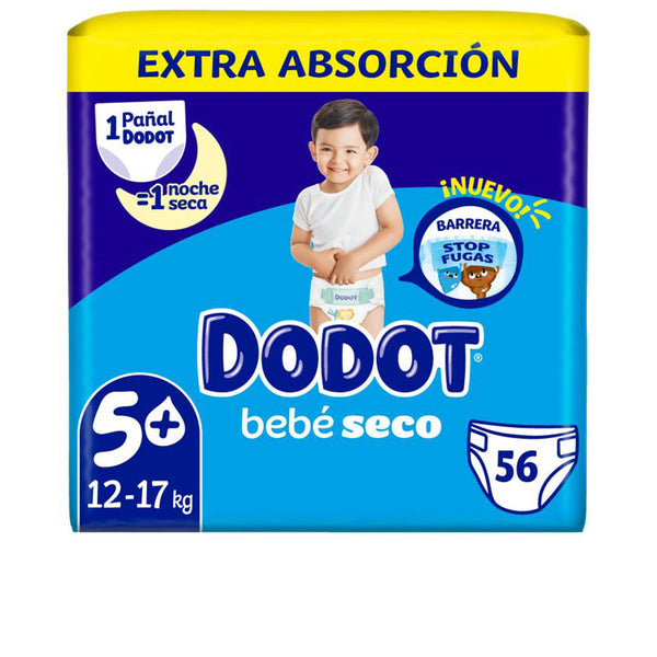 Dodot Extra Stages Size 5 Diapers 12-17 Kg 56 Units | Vuodevaatteet.fi