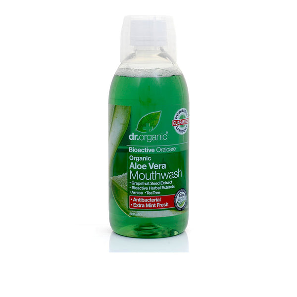 Dr. Organic Aloe vera suuvesi 500 ml | Vuodevaatteet.fi