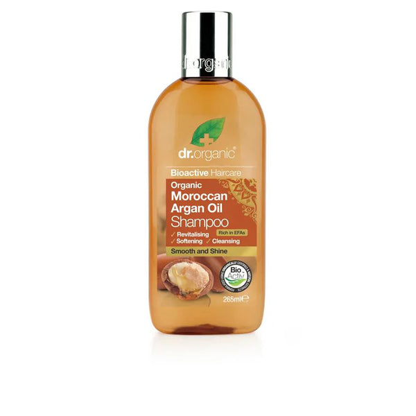 Dr. Organic Argán öljyshampoo 265 ml | Vuodevaatteet.fi