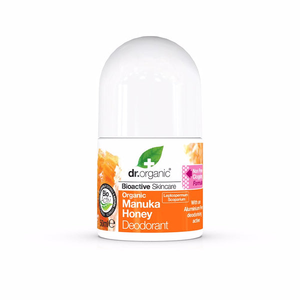 Dr. Organic Miel de manuka deodorantti roll-on 50 ml | Vuodevaatteet.fi
