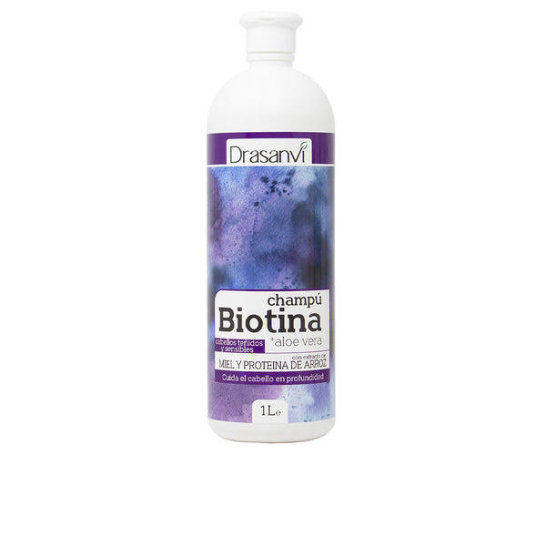 Drasanvi Biotin and aloe vera shampoo värjätyille ja herkille hiuksille 1000 ml | Vuodevaatteet.fi
