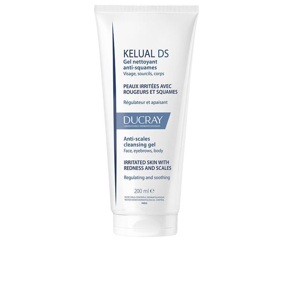 Ducray Kelual Ds Facial Cleansing Gel For Irritated Skin 200 Ml | Vuodevaatteet.fi