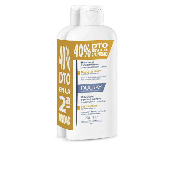 Ducray Kelual Squanorm Shampoo For Dry Dandruff Pack 2 X 400 Ml | Vuodevaatteet.fi