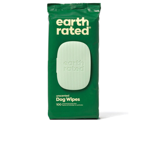 Earth Rated Pet wipes bio #without perfume 100 kpl | Vuodevaatteet.fi