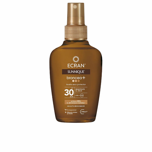 Ecran sunnique broncea+ öljysuihke spf30 100 ml | Vuodevaatteet.fi