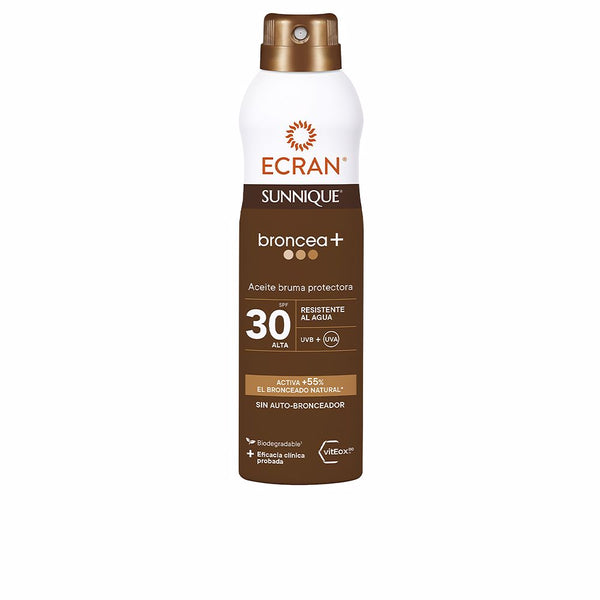 Ecran sunnique broncea+ öljysumu spf30 250 ml | Vuodevaatteet.fi