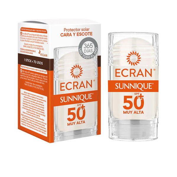 Ecran sunnique kasvoille ja kaula-aukolle spf50+ stick 30 ml | Vuodevaatteet.fi