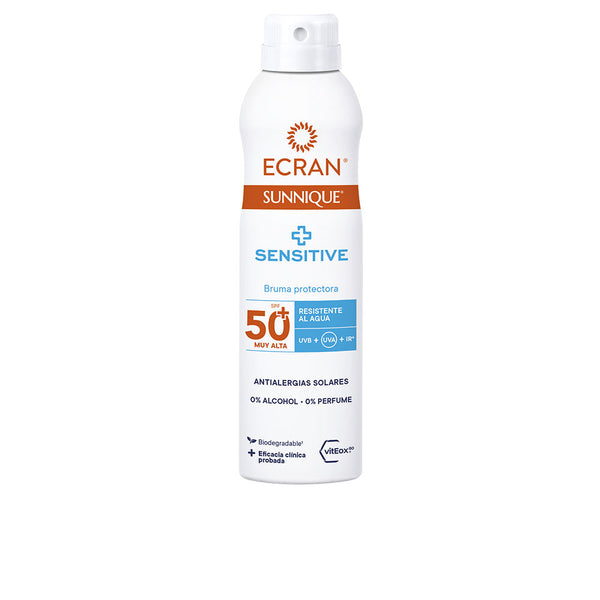 Ecran sunnique sensitive suojasumu spf50+ 250 ml | Vuodevaatteet.fi