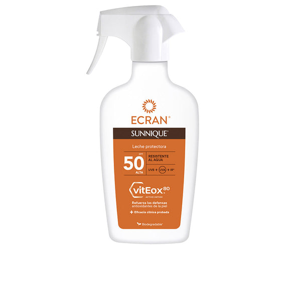 Ecran sunnique suojaava maito spf50 suihkepistooli 270 ml | Vuodevaatteet.fi