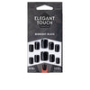 Elegant Touch Core colour kynnet liimalla, squoval #midnight black, 24 kpl | Vuodevaatteet.fi