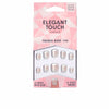 Elegant Touch French paljaat kynnet liimalla, neliö #144-xs, 24 kpl | Vuodevaatteet.fi
