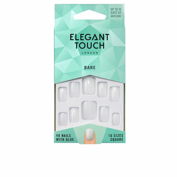 Elegant Touch Totally bare kynnet liimalla #square-001 48 kpl | Vuodevaatteet.fi