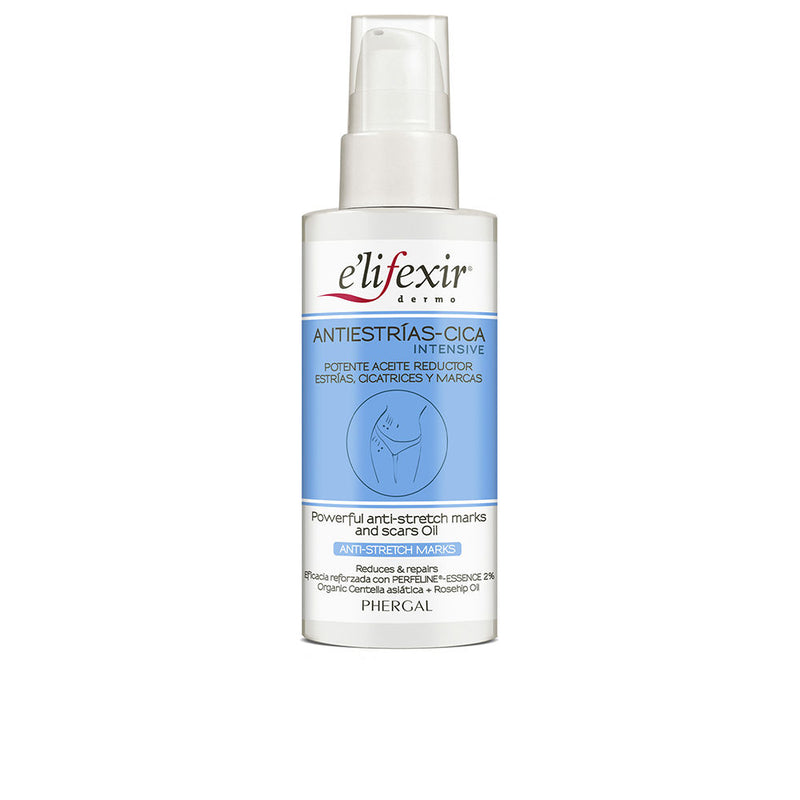 E'Lifexir Anti-Stretch Marks Cica Intensive Oil To Reduce Stretch Marks And Scars 100 Ml | Vuodevaatteet.fi