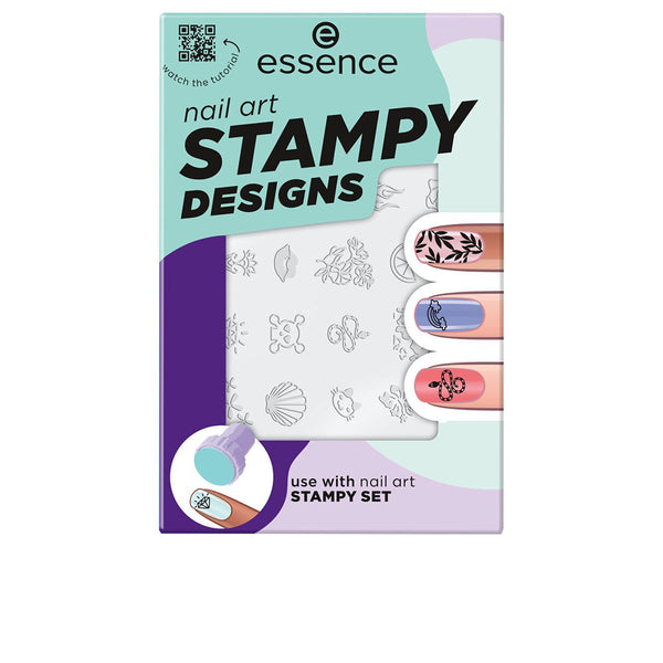 Essence Stampy Designs Nail Stamping Templates 1 U | Vuodevaatteet.fi