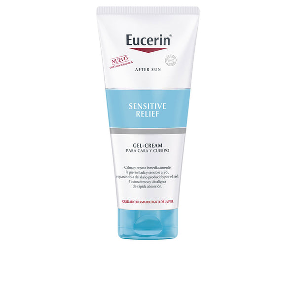 Eucerin Sun protection aftersun herkkä iho rauhoittava geelivoide 200 ml | Vuodevaatteet.fi