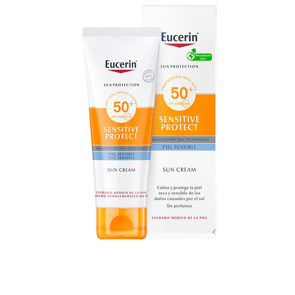Eucerin Sun sensitive protect voide kuivalle iholle spf50+ 50 ml | Vuodevaatteet.fi