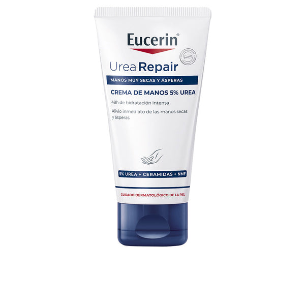 Eucerin Urearepair plus käsivoide 5% urea 75 ml | Vuodevaatteet.fi