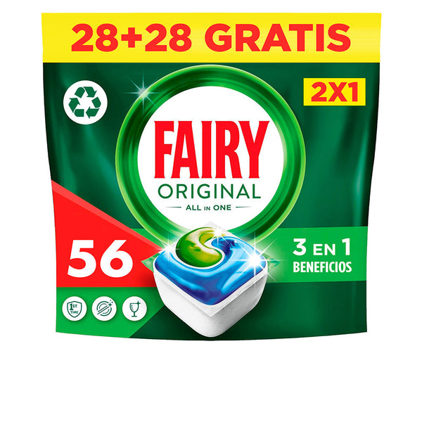 Fairy All In 1 Original Dishwasher 56 Capsules | Vuodevaatteet.fi