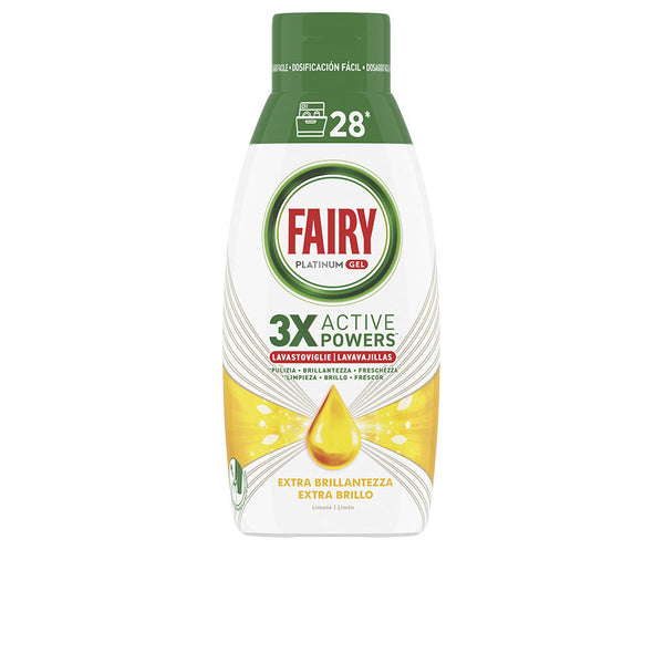Fairy Platinum Gel Máquina Limón 28 Lavados | Vuodevaatteet.fi