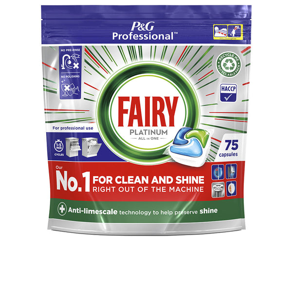 Fairy professional platinum astianpesukoneeseen 75 kapselia | Vuodevaatteet.fi