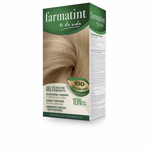 Farmatint gel kestävä väriaine #10n-platinablondi 5 kpl | Vuodevaatteet.fi