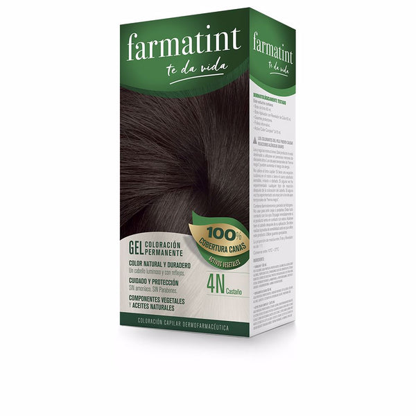 Farmatint gel kestävä värjäys #4n-kastanja 5 kpl | Vuodevaatteet.fi