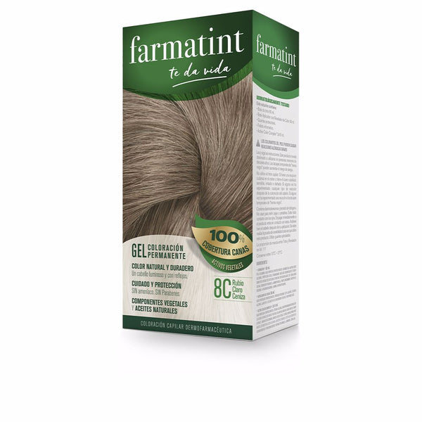 Farmatint gel kestävä värjäys #8c-vaalea tuhkablondi 5 kpl | Vuodevaatteet.fi