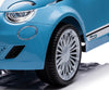 Fiat 500E Sininen Lasten sähköauto - Vuodevaatteet.fi