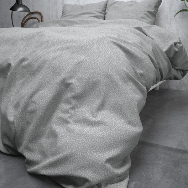 Harmaa flanelli pussilakanasetti Flanel Jason