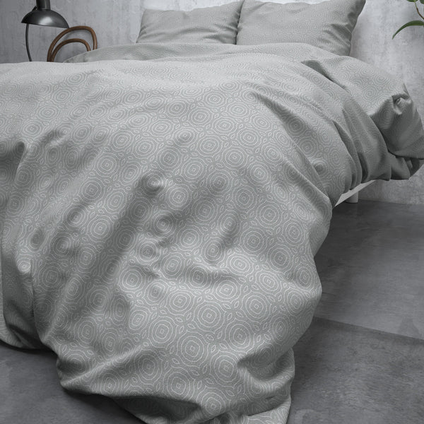 Harmaa flanelli pussilakanasetti Flanel Jason