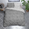 Harmaa flanelli pussilakanasetti Flanel Washed