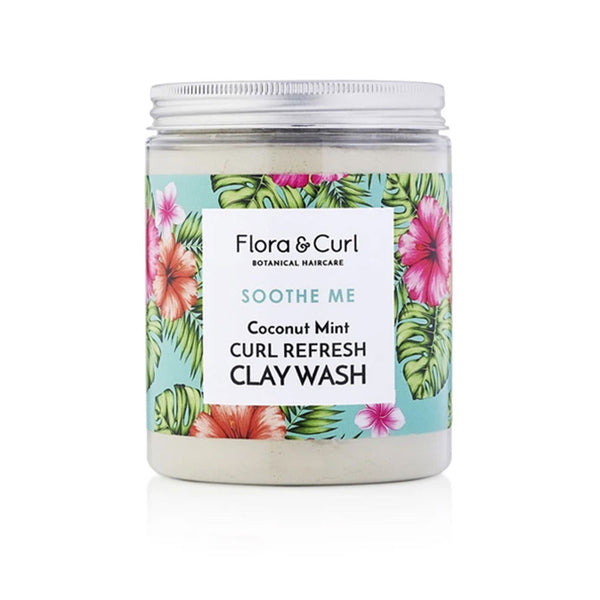 Flora And Curl Soothe me kookos-minttu curl refresh savipesu 260 gr | Vuodevaatteet.fi