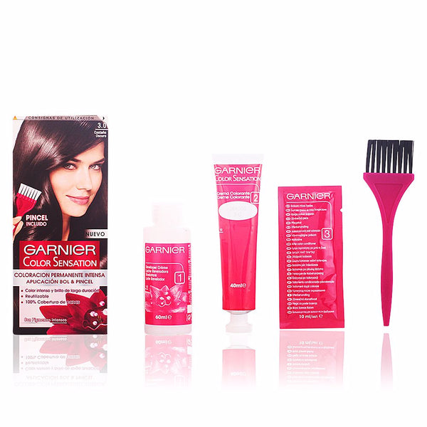 Garnier Color sensation #3-tummanruskea 110 gr | Vuodevaatteet.fi