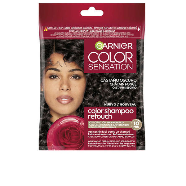 Garnier Color sensation sävy sävyllä värishampoo #3.0-tummanruskea 1 kpl | Vuodevaatteet.fi