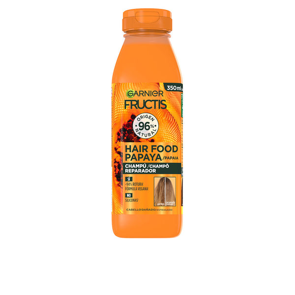 Garnier Fructis hair food papaija korjaava shampoo 350 ml | Vuodevaatteet.fi