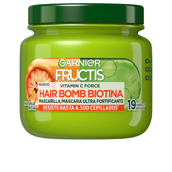 Garnier Fructis vitamin force hiusten biotiinipommi-naamio 320 ml | Vuodevaatteet.fi