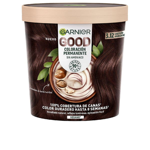 Garnier Good Permanent Color #3.12 Blueberry Brown 217 Ml | Vuodevaatteet.fi