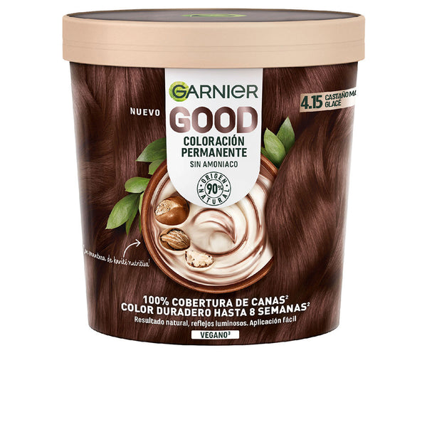Garnier Good Permanent Color #4.15 Icy Chestnut 217 Ml | Vuodevaatteet.fi