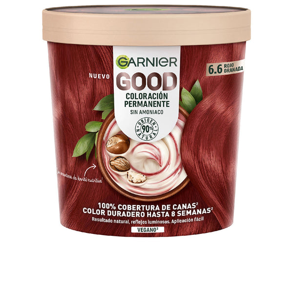 Garnier Good Permanent Color #6.6 Pomegranate Red 217 Ml | Vuodevaatteet.fi