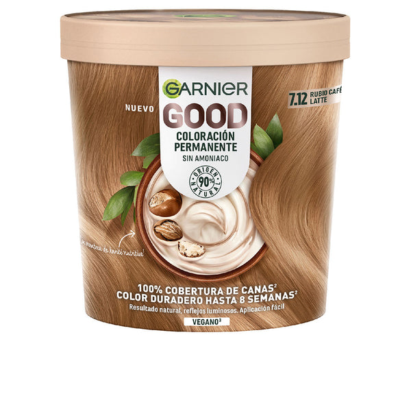 Garnier Good Permanent Color #7.12 Latte Blonde 217 Ml | Vuodevaatteet.fi