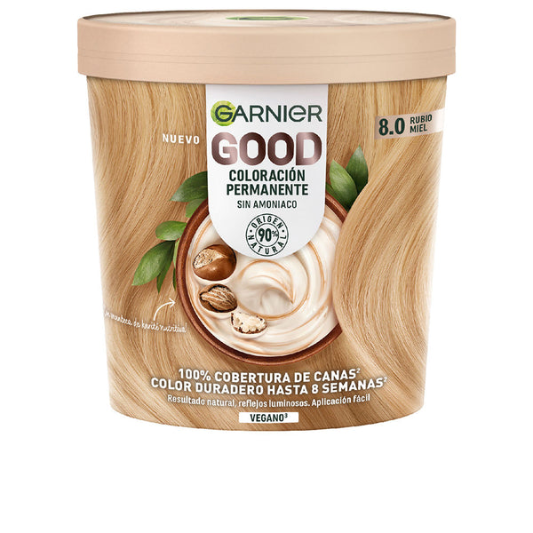 Garnier Good Permanent Color #8.0 Honey Blonde 217 Ml | Vuodevaatteet.fi