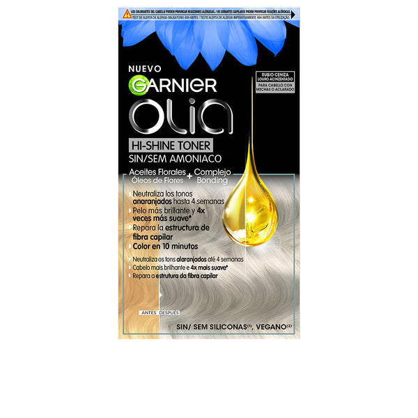 Garnier Olia hi shine toner puolipysyvä väri neutralisoija #9.1 tuhka blondi 3 kpl | Vuodevaatteet.fi